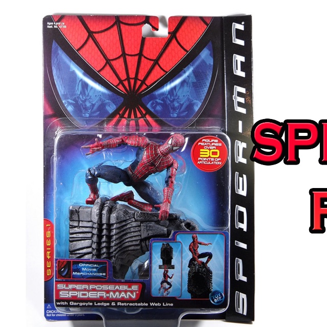 Spider man on sale 2002 movie toys