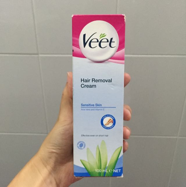 Veet Hair Removal Cream Sensitive Skin (Aloe Vera & Vitamin E) 100ml