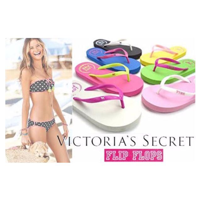 victoria's secret pink flip flops sale