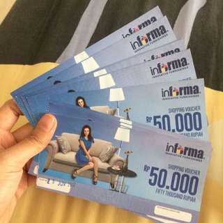 Shopping Voucher informa