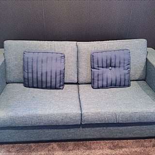 Blue Sofa Set/Converts Into Bed