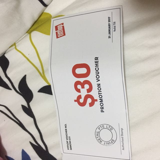 30 Fitflop Voucher, Tickets & Vouchers, Vouchers on Carousell