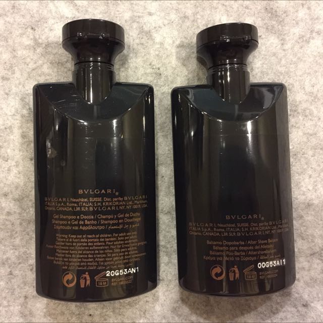 Bvlgari man in black shower gel shop