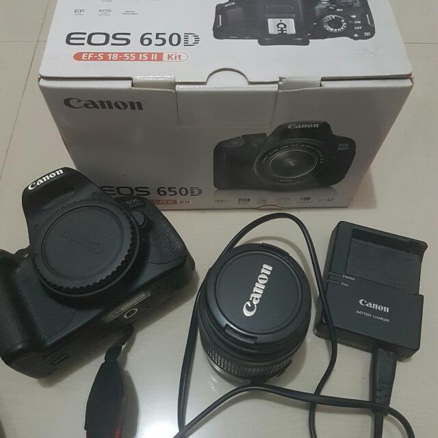 canon eos 650d kit second