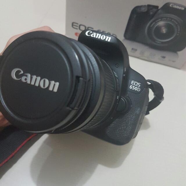 canon eos 650d kit second