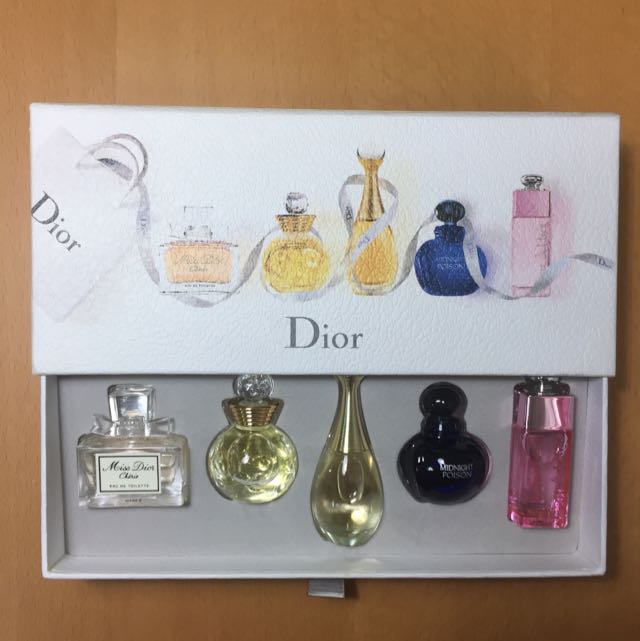 Buy Christian Dior Les Parfums Miniature Collection 5 Piece Set