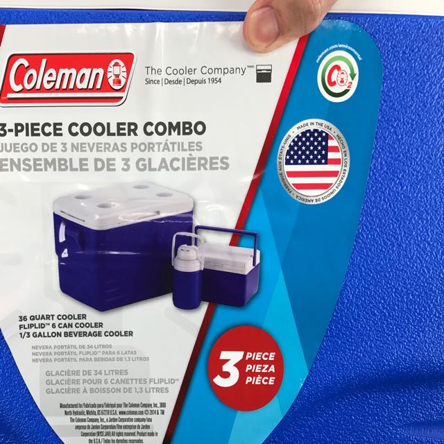 coleman 3 piece cooler combo