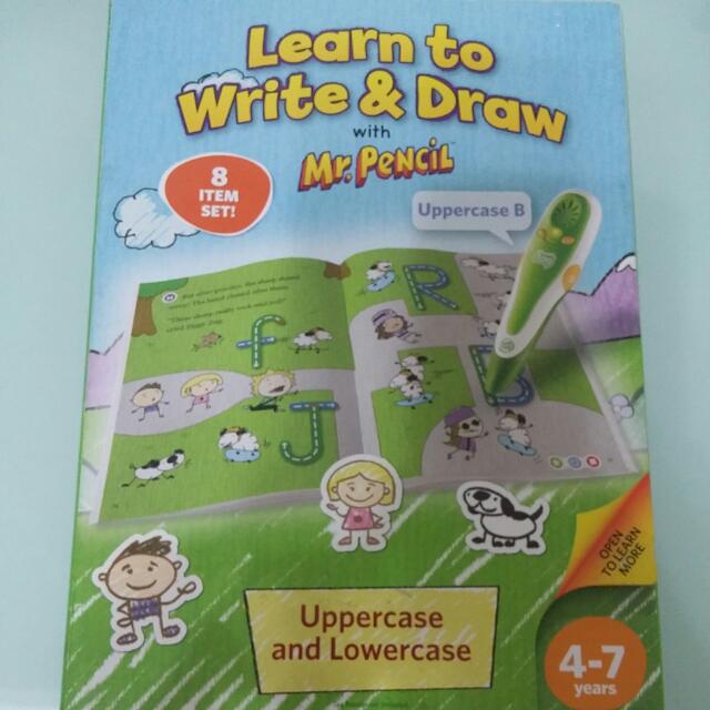 Leap Frog Learn To Write And Draw With Mr Pencil, Hobbies & Toys