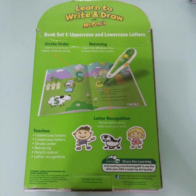 Leap Frog Learn To Write And Draw With Mr Pencil, Hobbies & Toys