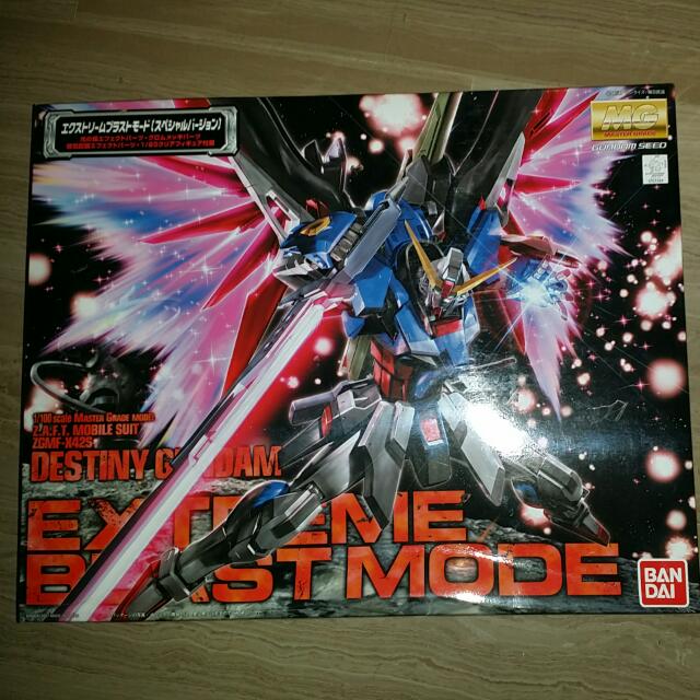 Mg Destiny Gundam Extreme Blast Mode, Hobbies & Toys, Memorabilia ...