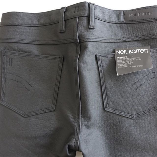 neil barrett leather pants