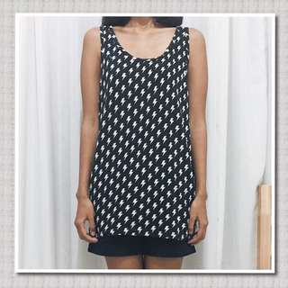 Thunder Print Muscle Tank