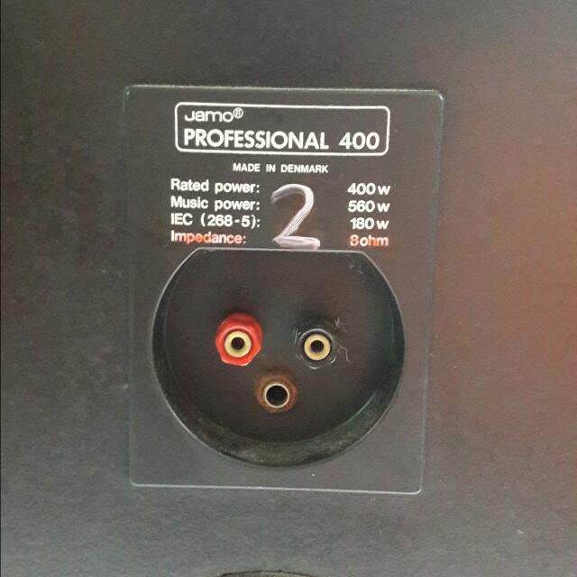 1 Pair 2pcs JAMO Professional 400 Passive