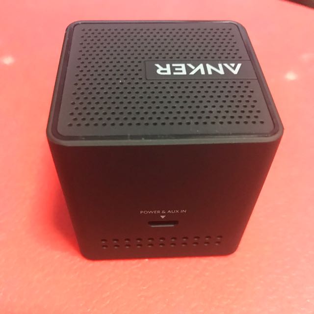 Anker Ultra Portable Pocket Size Wireless Bluetooth Speaker with 12 Hour Playtime NFC Compatibility Ultra Compact Ring Box Size Black A7910