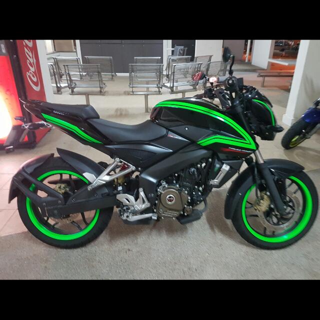 Bajaj Pulsar Ns0 Rim Wrap And Coverset Lining Design Car Accessories On Carousell