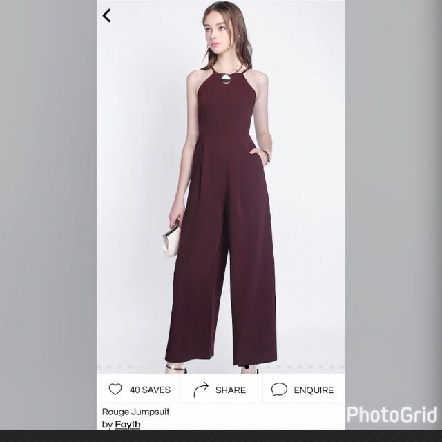 deep purple jumpsuit