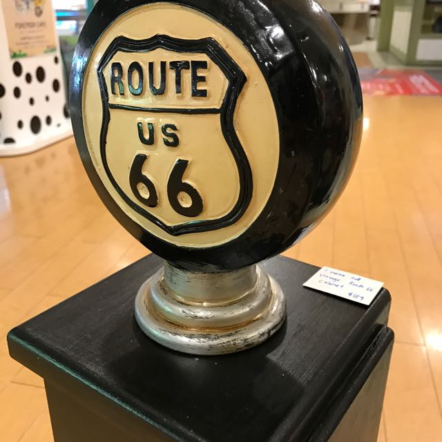 Brand New Black Amercian Vintage Route 66 Gas Pump Cabinet 1