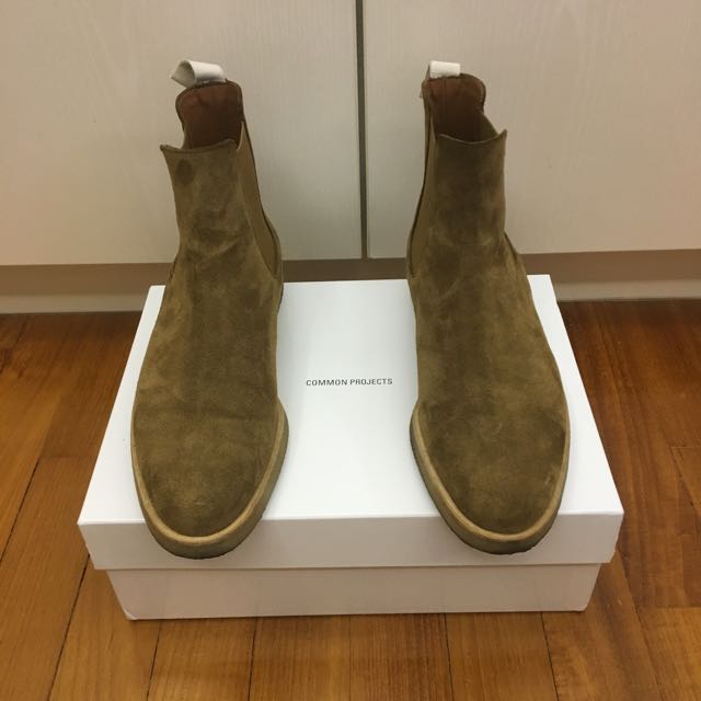 common projects tobacco chelsea boot