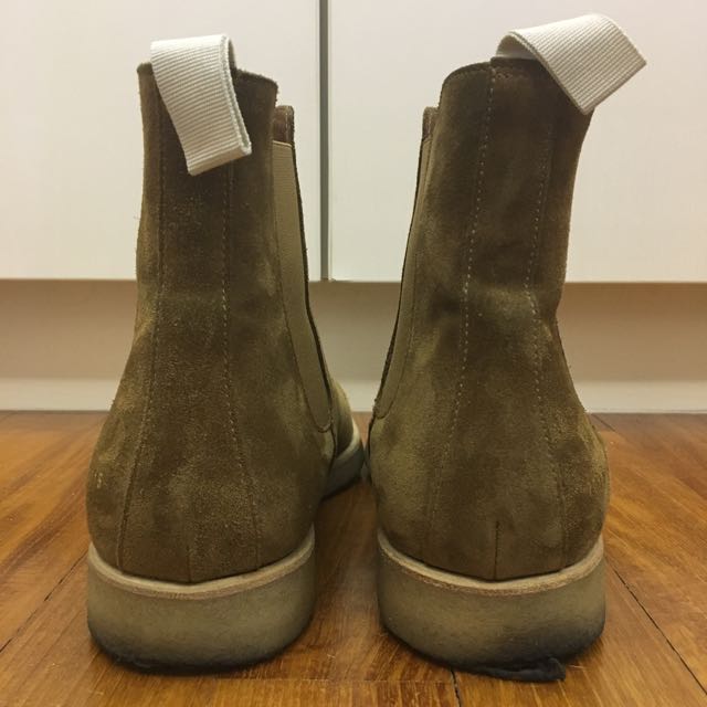 Common Projects Tobacco Suede Chelsea Boots Luxury Apparel on
