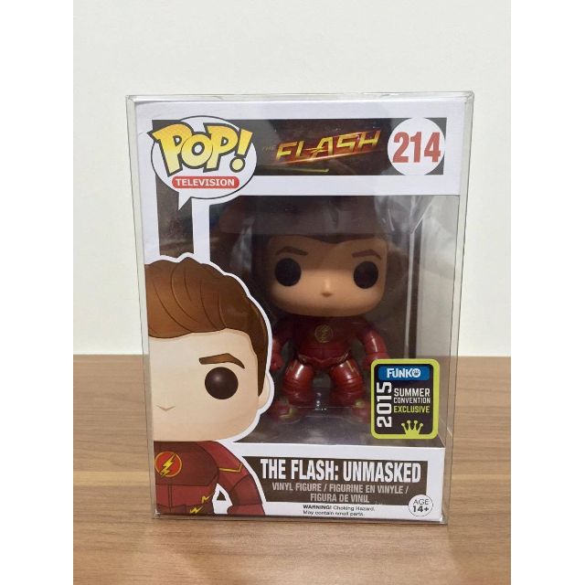 funko pop the flash unmasked 214