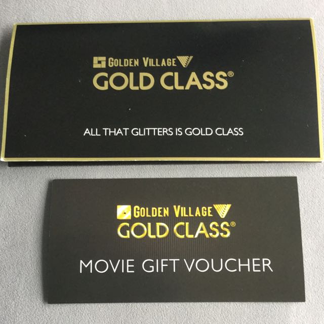 GV Gold Class Tickets X2, Tickets & Vouchers, Event Tickets on Carousell