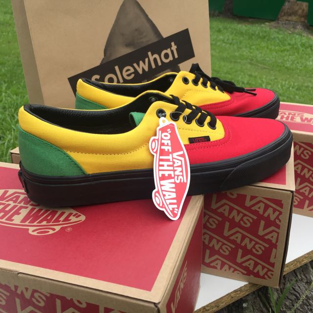 Vans hot sale rasta era