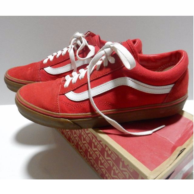 Red Vans Old Skool