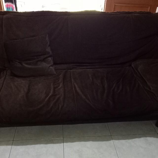 Sofabed Informa Coklat Home Furniture On Carousell