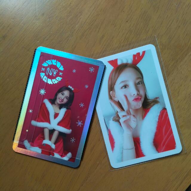 TWICE Coaster Lane 1 Christmas Edition Nayeon Photocards, Hobbies 