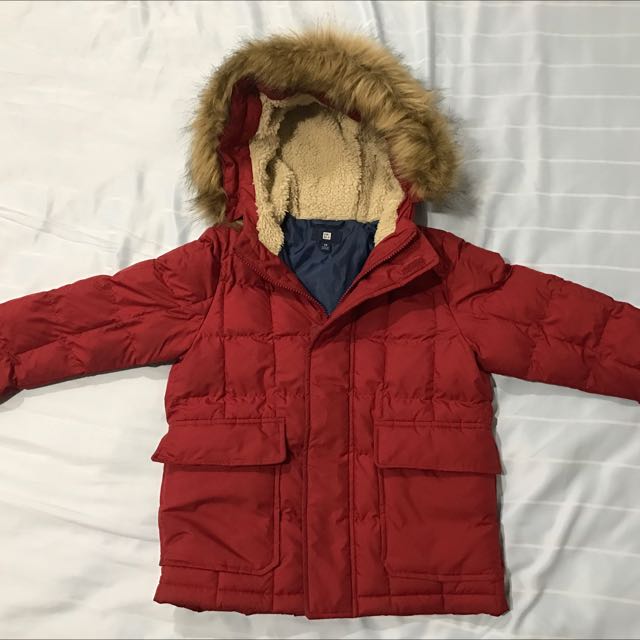 Uniqlo Boys' Winter jacket, Babies & Kids, Babies & Kids Fashion on