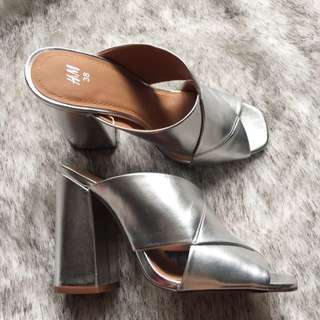 H&M Metallic Heels