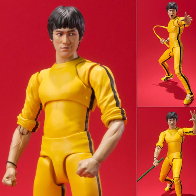 S.H.Figuarts Bruce Lee Yellow Track Suit Action Figure New no box
