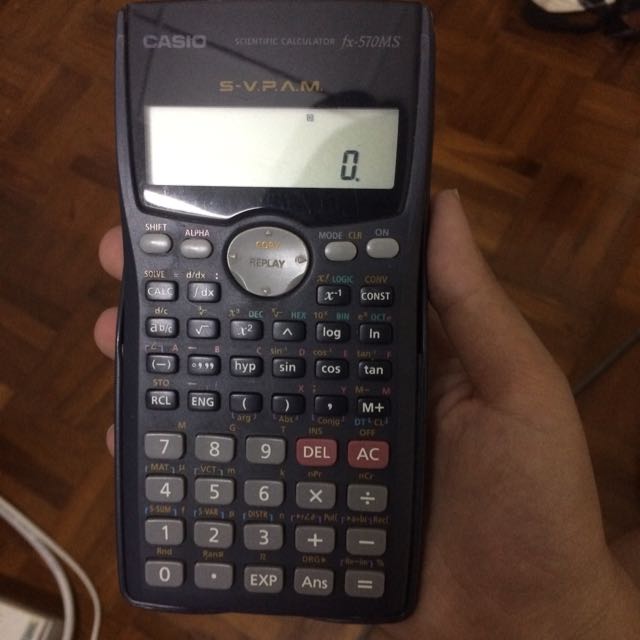 Calculator Addmath Form3 Spm Fx570ms Textbooks On Carousell