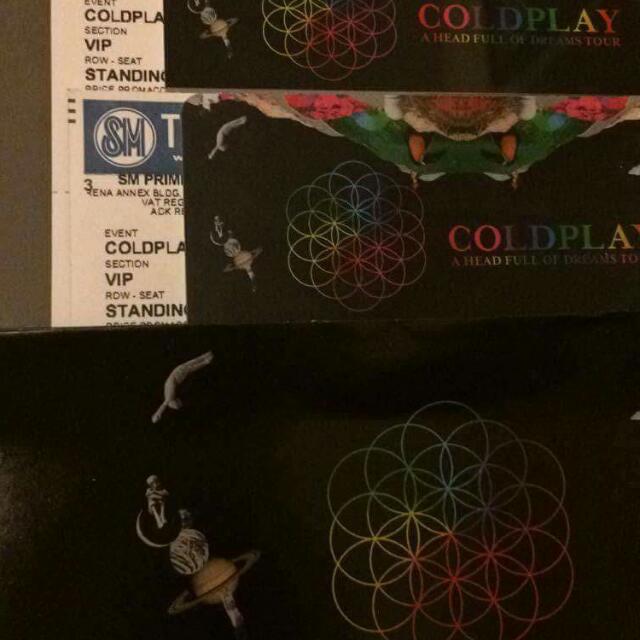All Tickets Available Coldplay Vip Ticket In Manila Tickets Vouchers Event Tickets On Carousell Need coldplay 2020 coldplay concert tickets are available to buy now for all dates. carousell