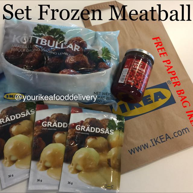 MEATBALL IKEA (FROZEN), Food & Drinks, Chilled & Frozen Food on Carousell