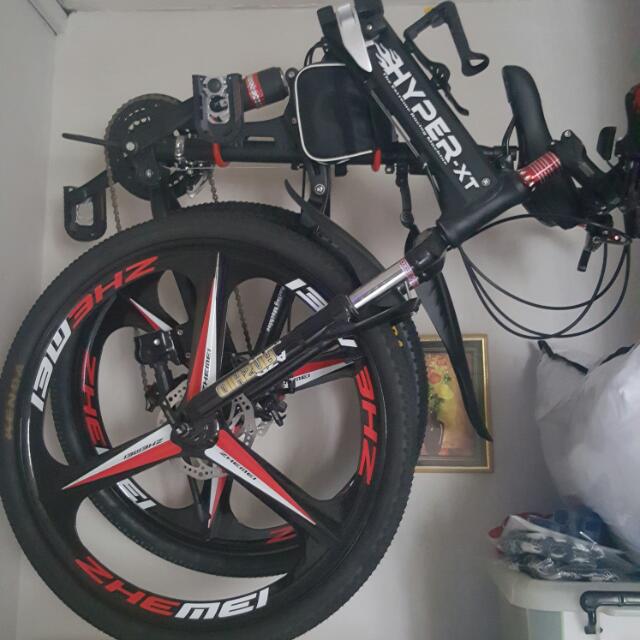 hyper xt foldable bike