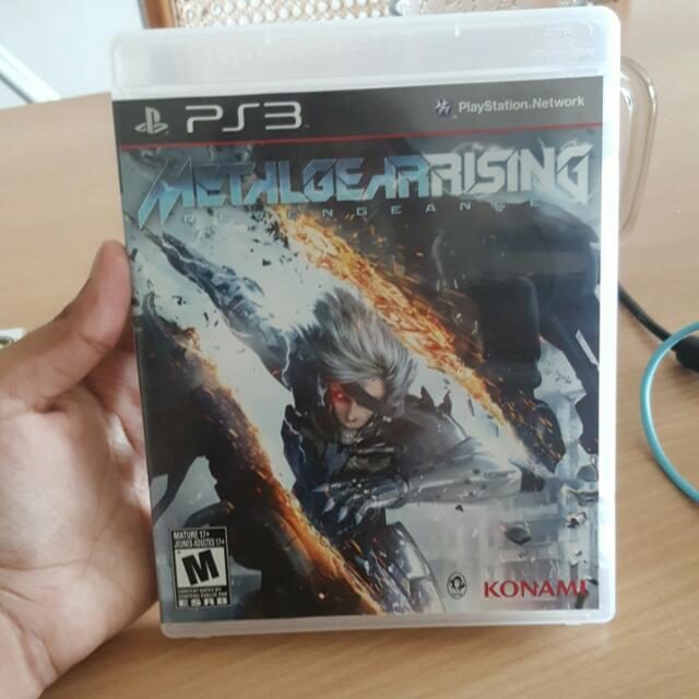 Steelbook Metal Gear Rising Revengeance PS3 - Édition Limitée, Code Inclus Neuf
