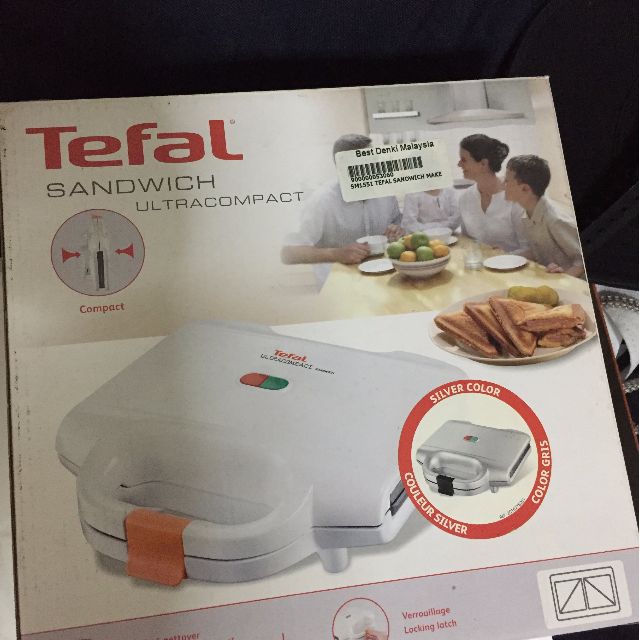 Tefal Sandwich SM1551 sandwich maker, TV & Home Appliances