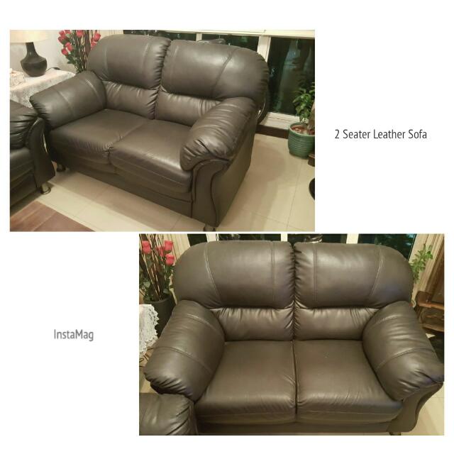Wts Used 2 Seater Leather Sofa Furniture Sofas On Carou