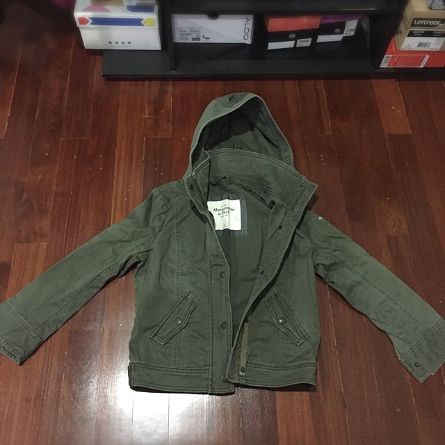 green abercrombie jacket
