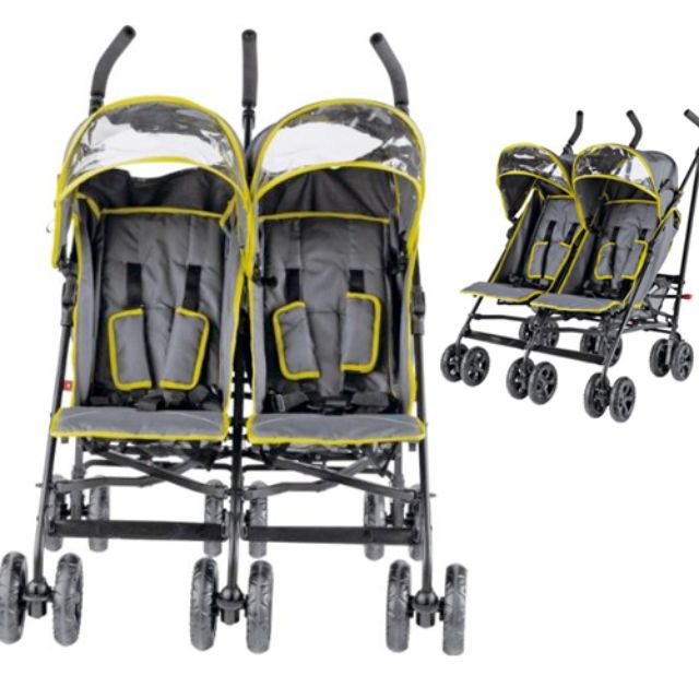 Babystart double pushchair discount