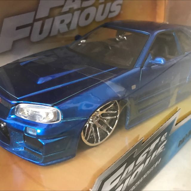 Fast And Furious Brian S Nissan Skyline Gtr R34 Toys Games Bricks Figurines On Carousell