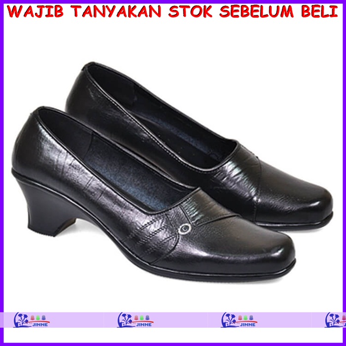 Jav7jup 106 Sepatu Ibu Guru Wanita Warna Hitam Pantofel Komunitas Di Carousell