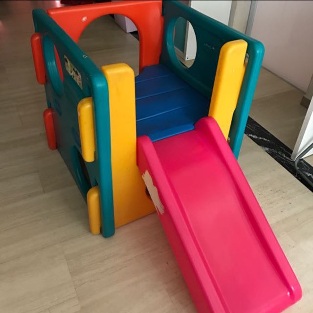 little tikes climbing cube and slide