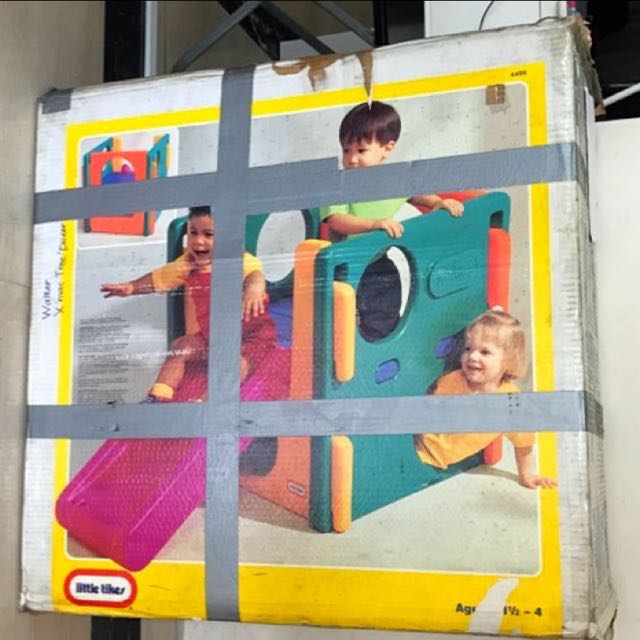 little tikes activity gym cube with slide