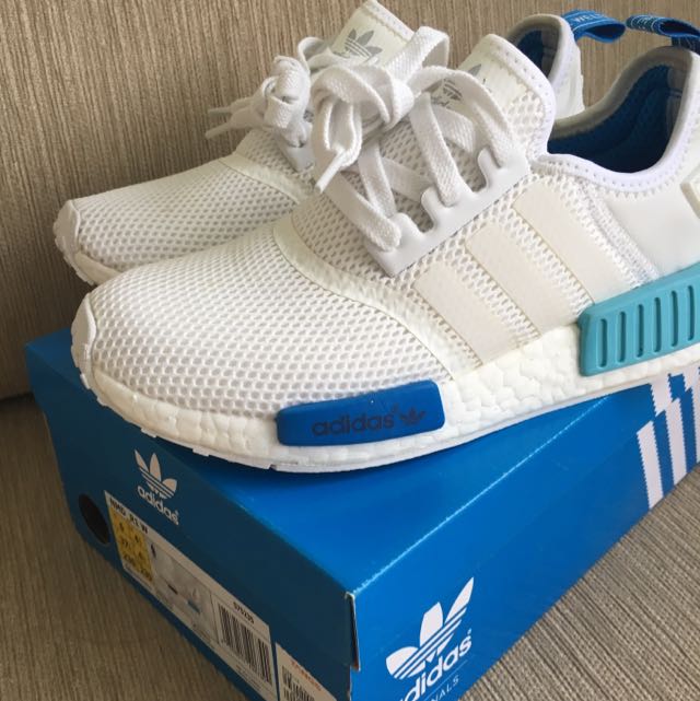 NMD R1 Ladies Baby Blue Women s Fashion Footwear Sneakers on