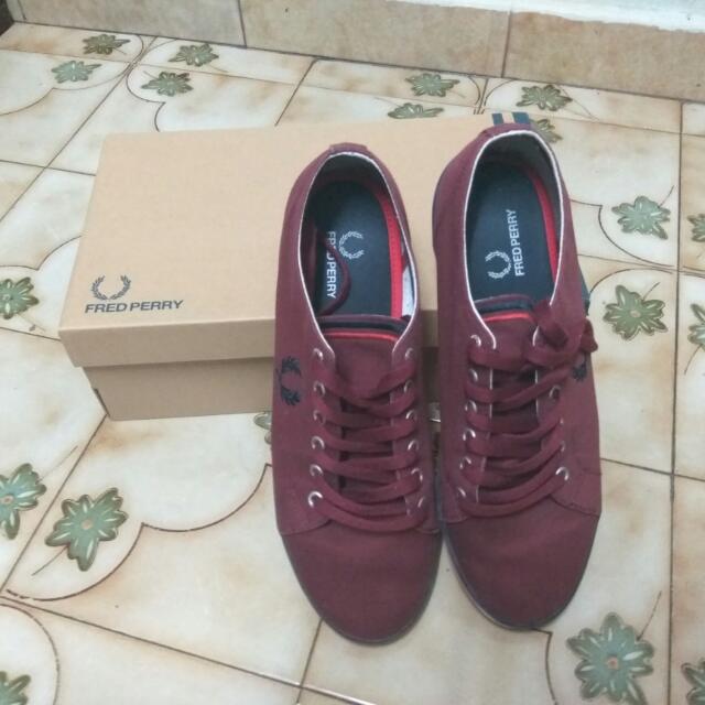 Fred perry kingston twill plimsolls 2025