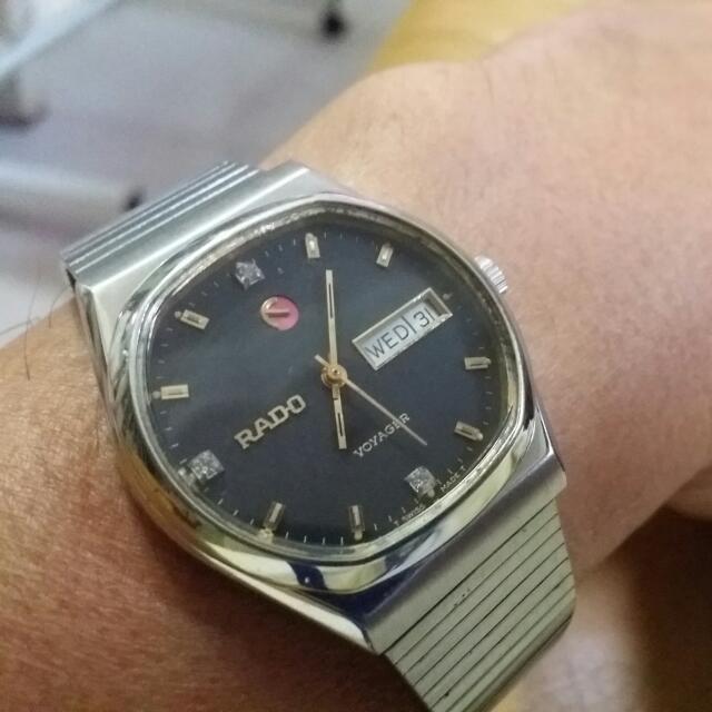 Rado Voyager Automatic Swiss Vintage Collectibles Vintage Watches Jewelry On Carousell