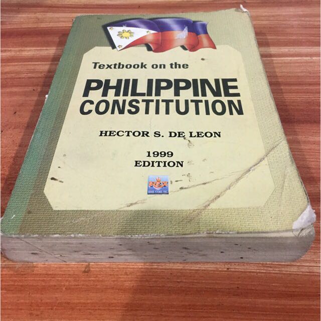 Constitution Of The Philippines Book