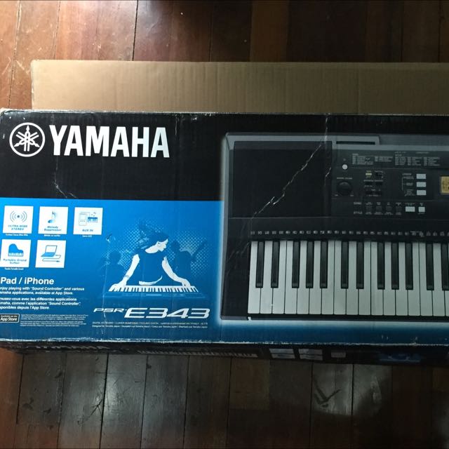 Yamaha Keyboard PSR E343, Hobbies & Toys, Music & Media, Musical